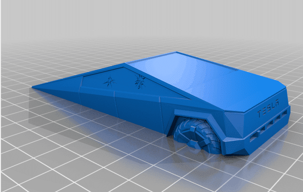 Tesla Cyber Truck Doorstop 3D. Printed