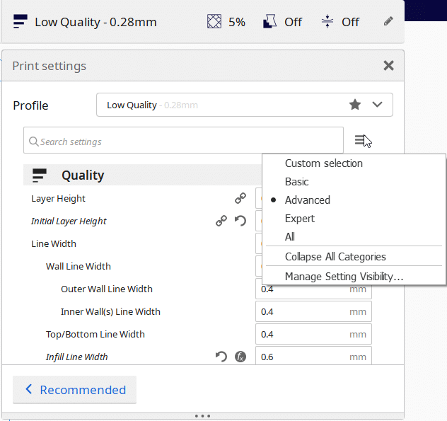 Making 3D Printer Files - Cura Settings Choice - 3D Printerly