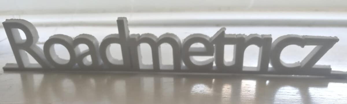 How to 3D Print Text - Custom Roadmetricz - 3D Printerly