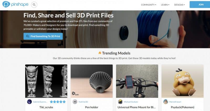 Best Places to Download 3D Printer Models - PinShape - 3D Printerly