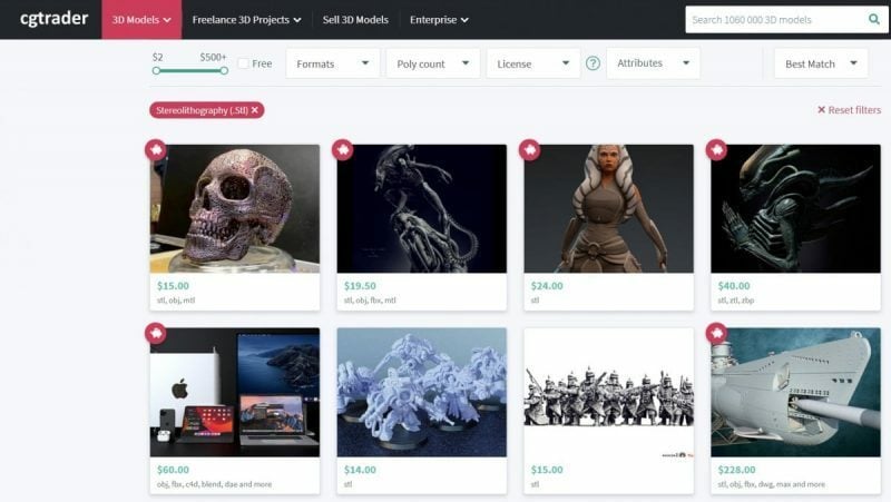 Best Places to Download 3D Printer Models - CGTrader 1 - 3D Printerly