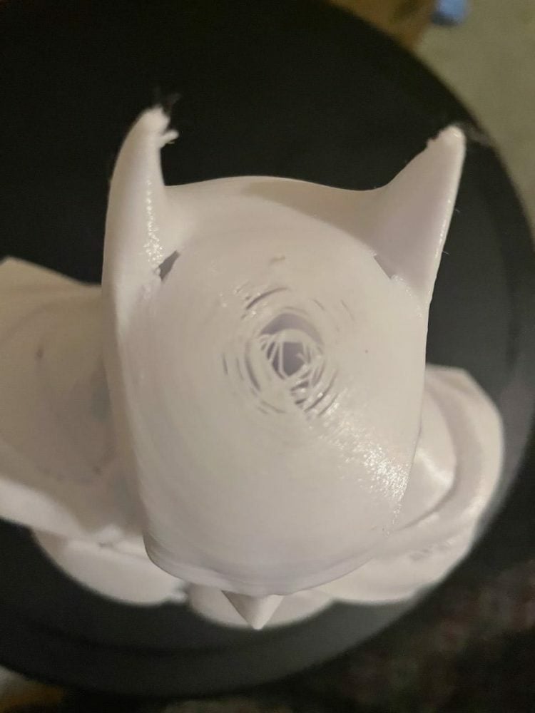 Best Filler For 3D Print Gaps - Batman Seams on Head - 3D Printerly