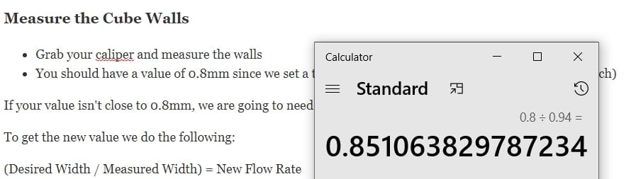 How to Calibrate 3D Printer Temperature - Calculating New Flow Rate - 3D Printerly