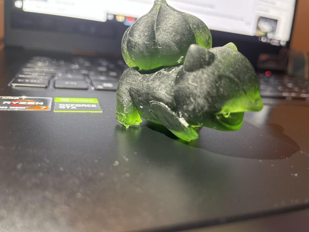 Why Resin 3D Prints Fail - Bulbasaur Failed Legs - 3D Printerly