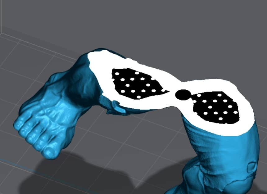 Hollow Hulk Model With Holes