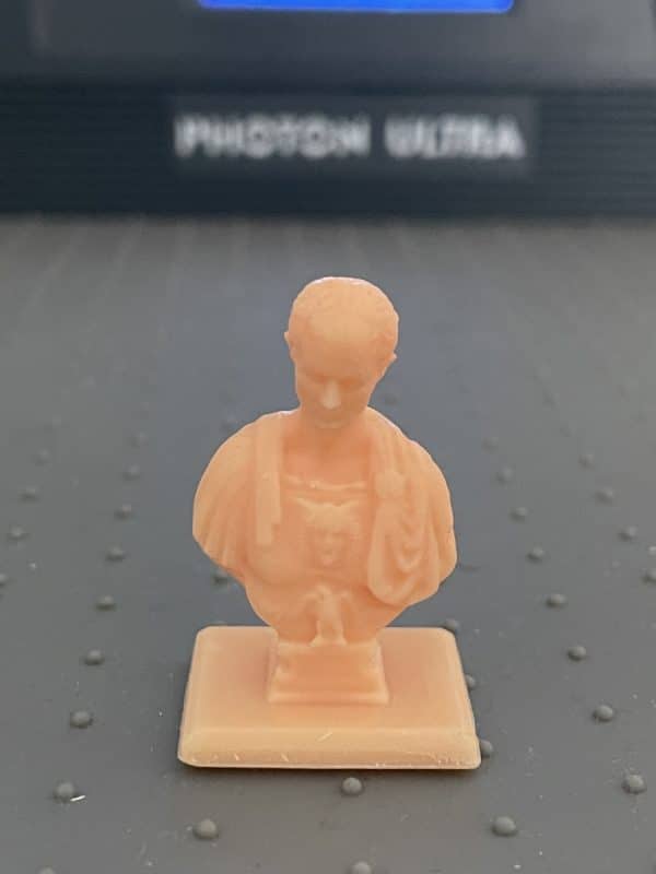 Anycubic Photon Ultra Review - Caesar Model Closeup - 3D Printerly