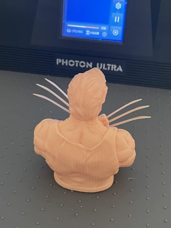 Anycubic Photon Ultra Review - Wolverine Test Print Success 3 - 3D Printerly