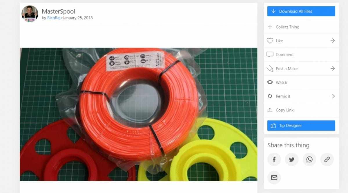 What to Do With Old 3D Printer - 3D Printed MasterSpool - 3D Printerly