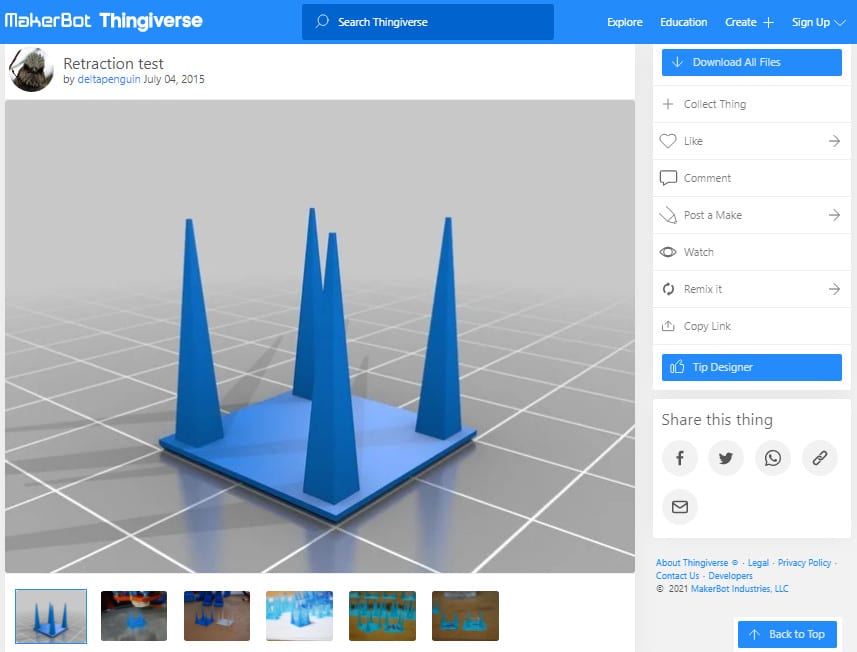 Best 3D Printing Calibration Tests - Retraction Test - 3D Printerly