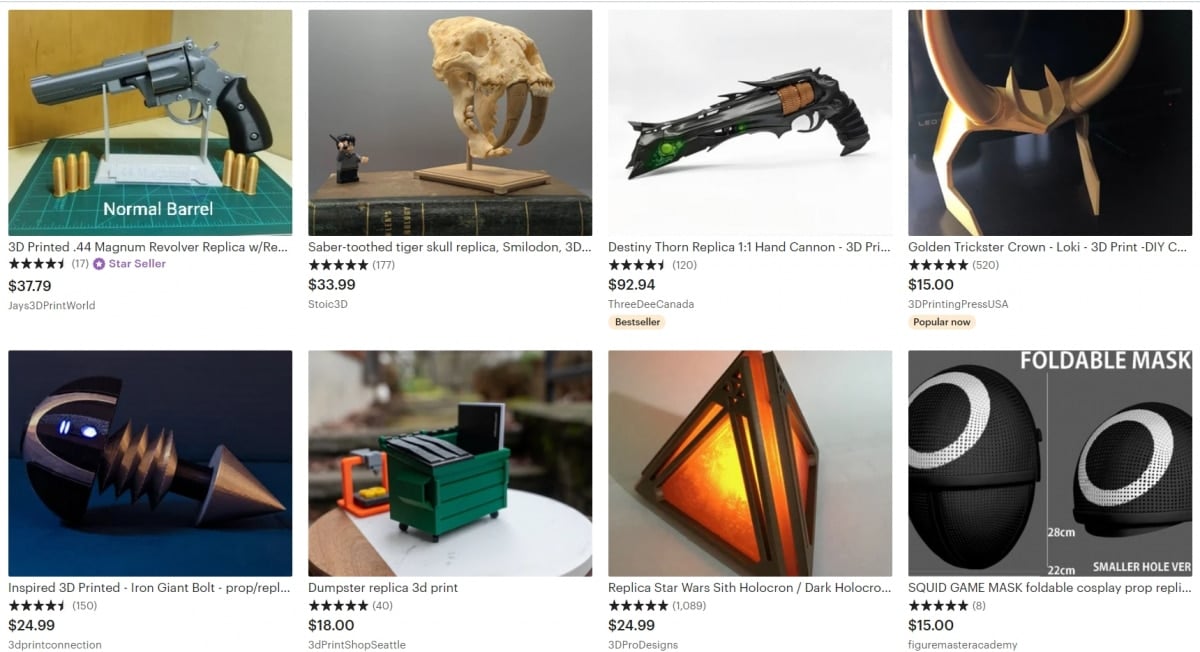 16 Cool Things to 3D Print & Actually Sell – Etsy & Thingiverse – 3D