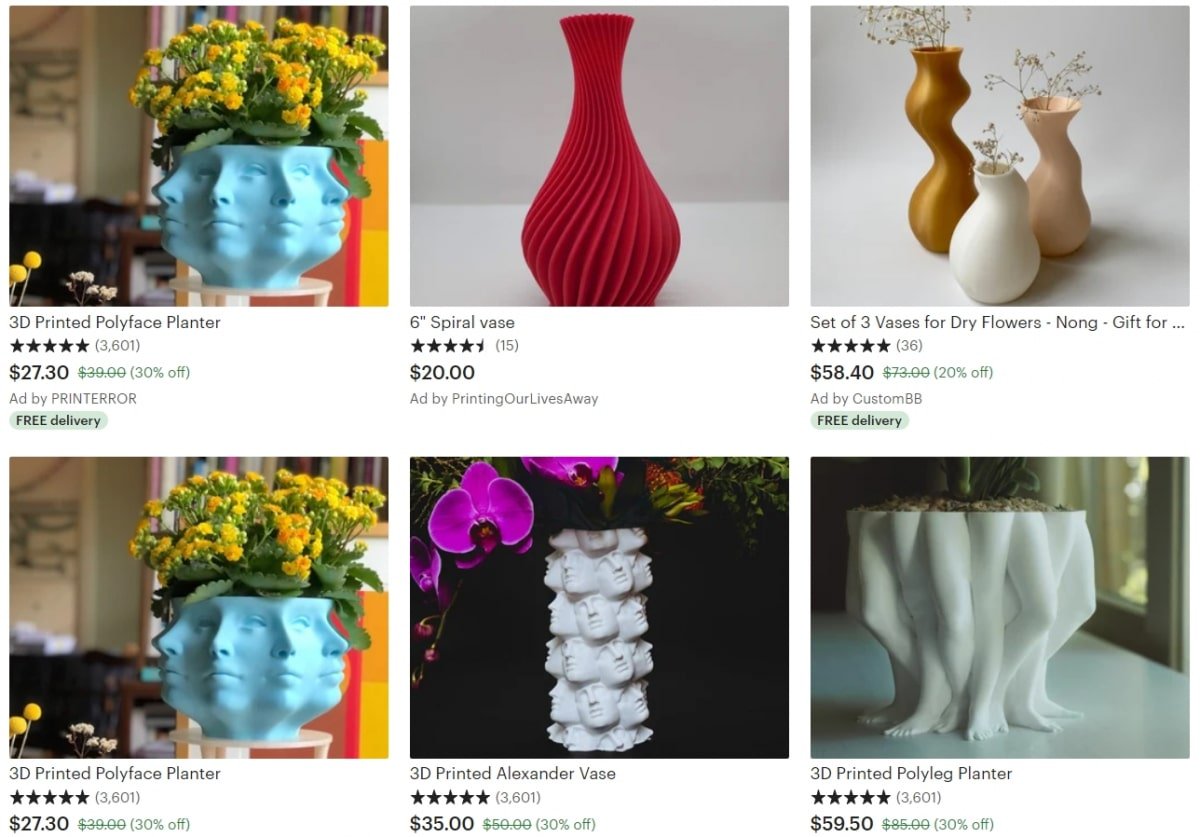Cool Things to 3D Print & Sell - 3D Printed Vase - 3D Printerly