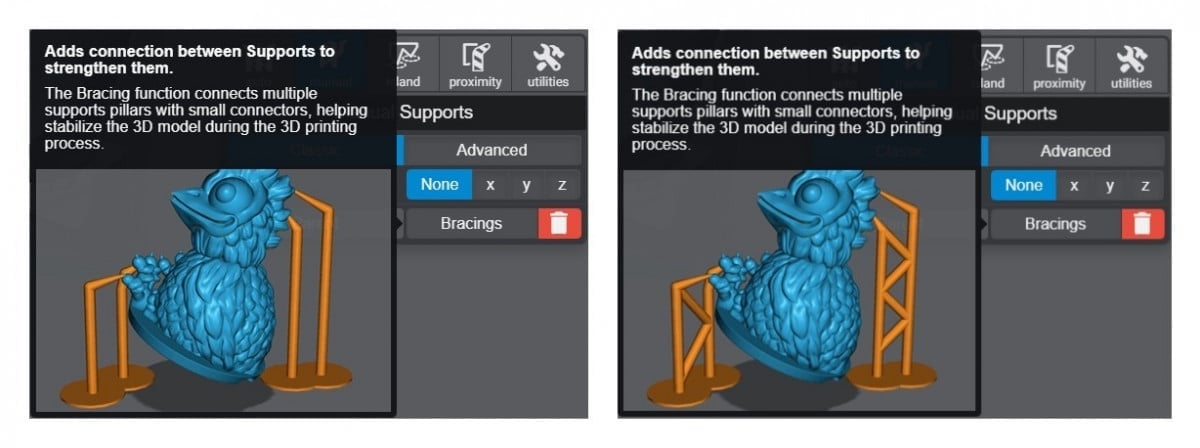 How to Fix Layer Separation in Resin Printing - Add Bracings - 3D Printerly