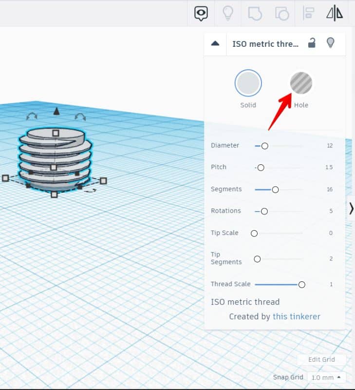 Can You 3D Print Threads - TinkerCAD Thread Settings & Hole Option - 3D Printerly