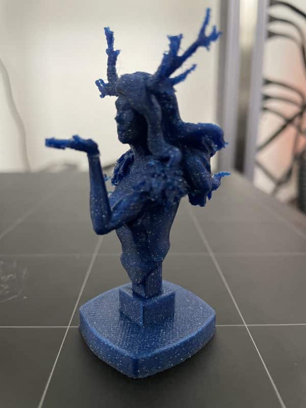 Snapmaker 2.0 A350 Review - Blue Woman Print 2 - 3D Printerly