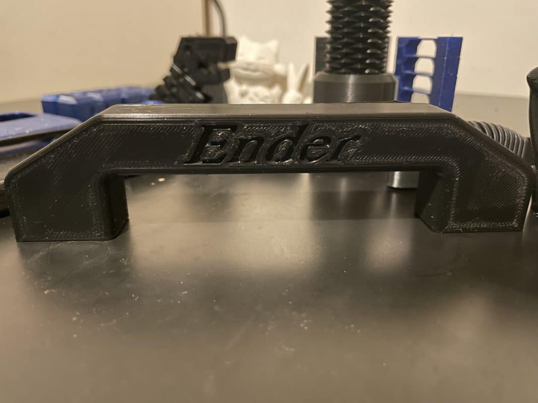 Creality Ender 3 S1 Review - Ender 3 Handle Black PLA - 3D Printerly