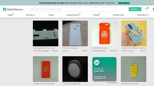 Do 3D Printed Phone Cases Work - MyMiniFactory Phone Case Search - 3D Printerly
