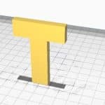 How to 3D Print Support Structures - T Shape in Cura - 3D Printerly