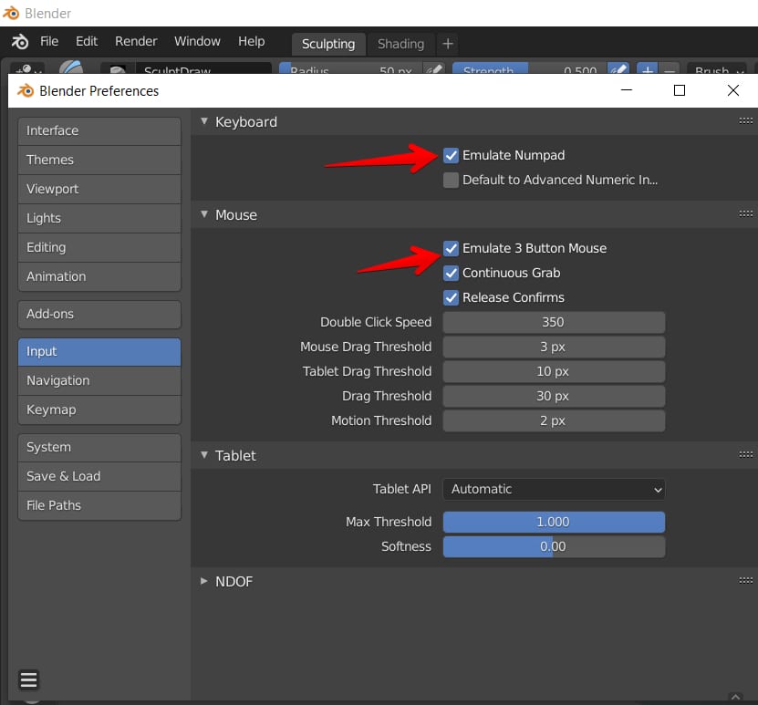 How to Make Miniatures With Your 3D Printer - Emulate Numpad User Preferences 1 - 3D Printerly