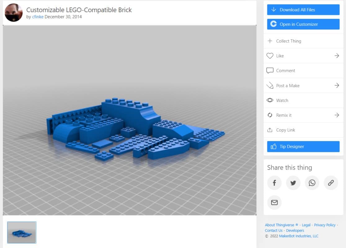 Is It Legal to 3D Print a 3D Printer - Customizable Lego Compatible Blocks - 3D Printerly