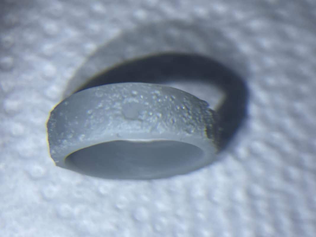 Anycubic Photon Mono X 6K Review - Gray Moon Ring Print 2 - 3D Printerly