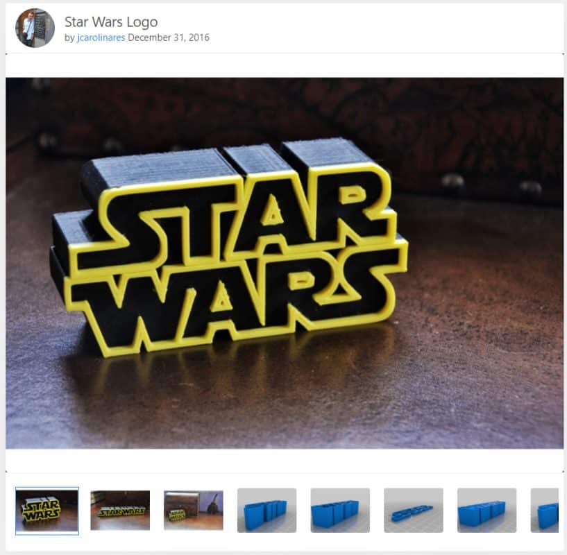 How to 3D Print a Logo - Star Wars Logo - 3D Printerly