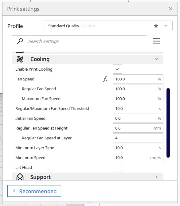How to Use Cura - Cooling Settings in Cura - 3D Printerly