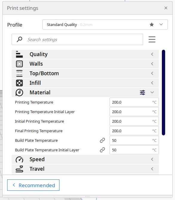 How to Use Cura - Material Settings in Cura - 3D Printerly