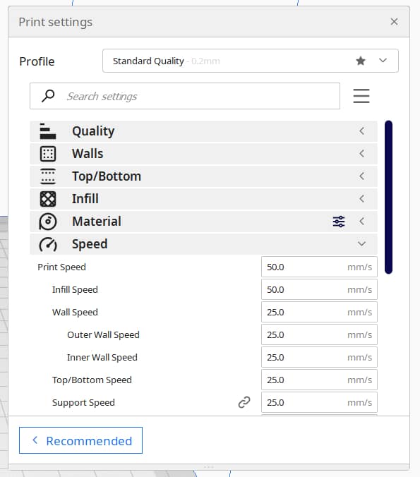 How to Use Cura - Speed Settings in Cura - 3D Printerly