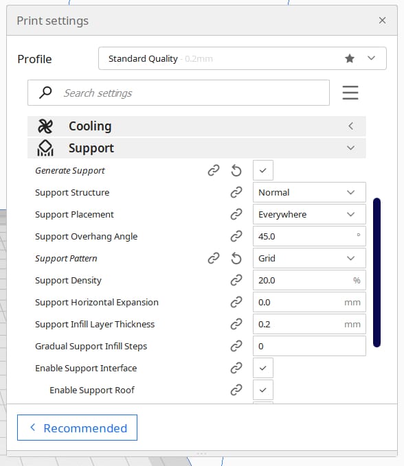 How to Use Cura - Support Settings in Cura - 3D Printerly