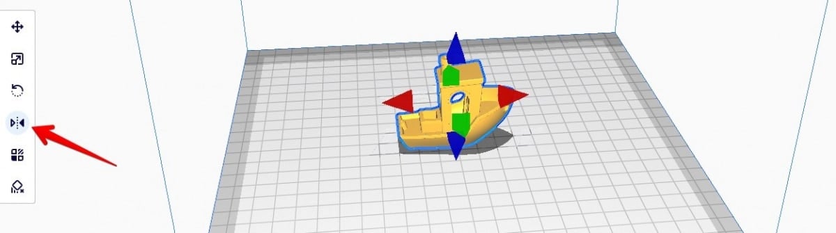 Cura mirror command