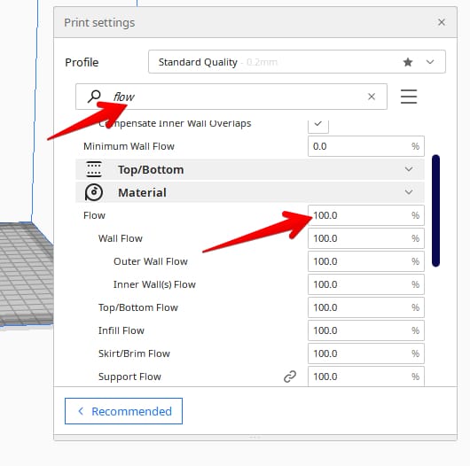 Cura extrusion rate too high