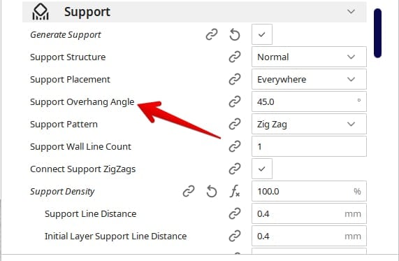What Do Colors Mean in Cura - Support Overhang Angle - 3D Printerly