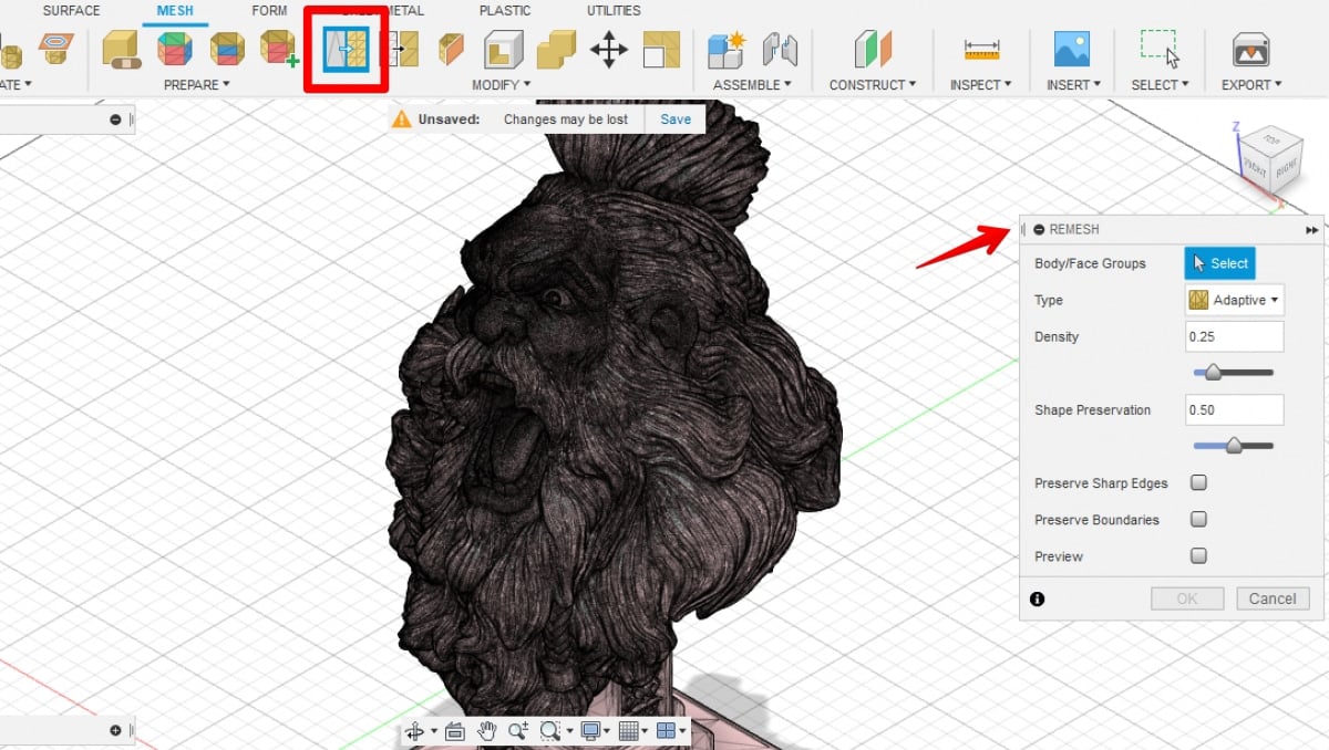 How to Reduce STL File Size for 3D Printing - Fusion 360 Remesh