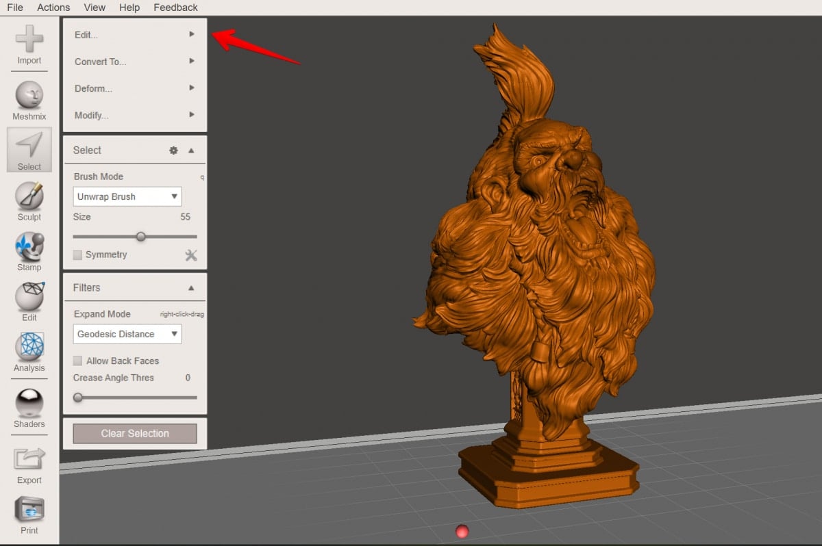 How to Reduce STL File Size for 3D Printing - Meshmixer Edit