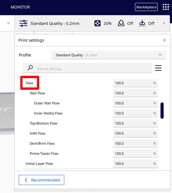 3D Printer Feed Rate Vs Flow Rate - Flow Rate in Cura - 3D Printerly