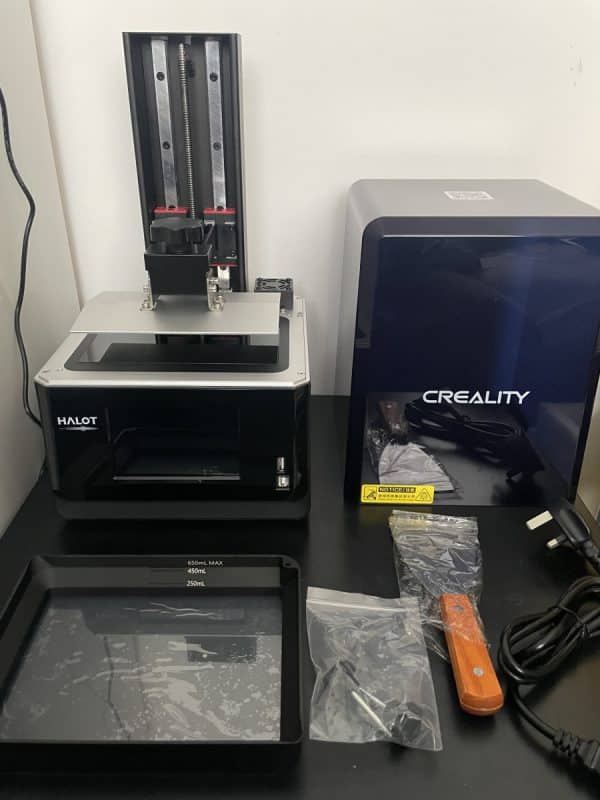 Creality Halot-One Resin 3D Printer Unboxing and Testing