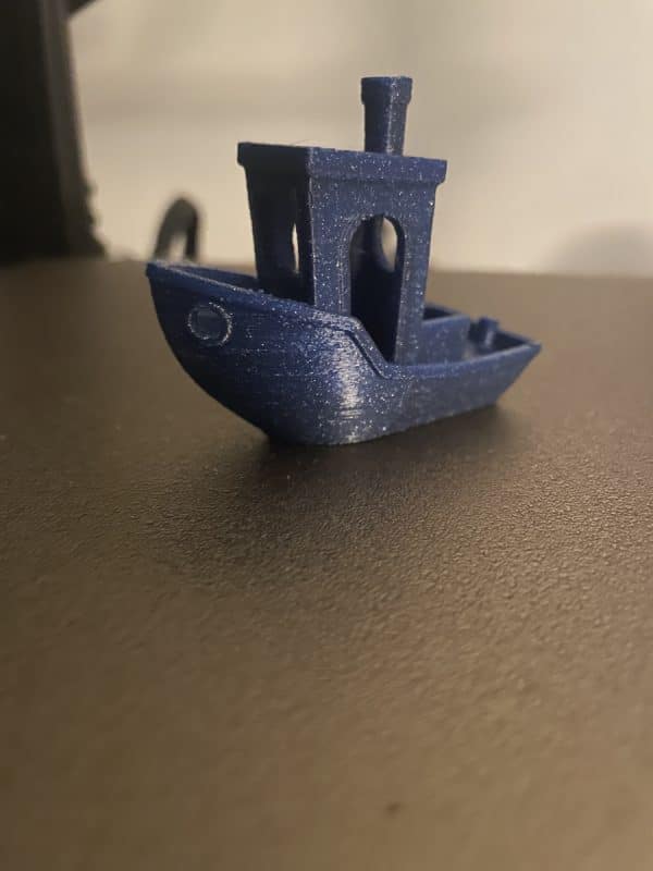 Anycubic Kobra Go Review - Blue 3D Benchy 1 - 3D Printerly