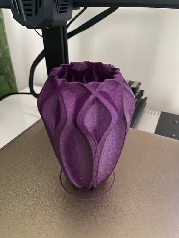 Anycubic Kobra Go Review - Purple Vase 1 - 3D Printerly