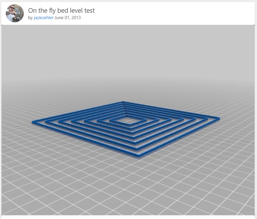 Best First Layer Test - On the Fly Bed Level Test - 3D Printerly