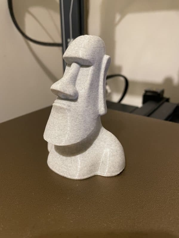 Elegoo Neptune 3 Pro Review - Easter Island Head 2 - 3D Printerly