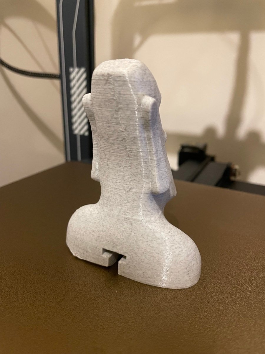 Elegoo Neptune 3 Pro Review - Easter Island Head - 3D Printerly