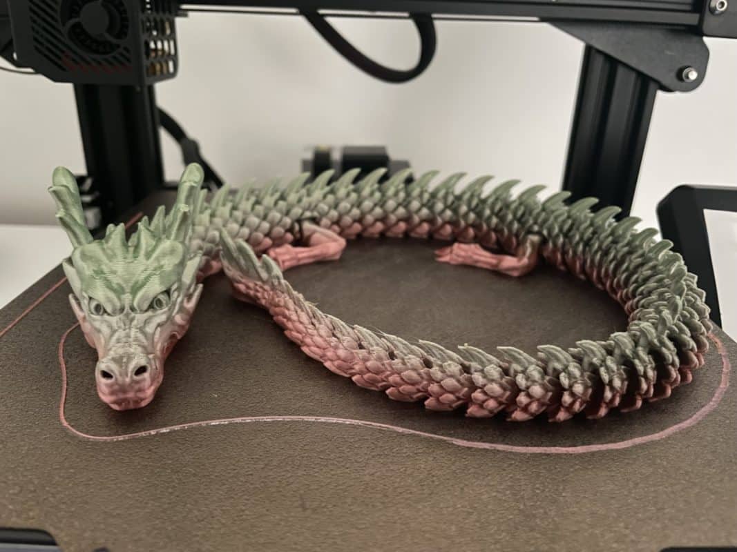 Voxelab Aquila S2 Review - Articulated Dragon - 3D Printerly