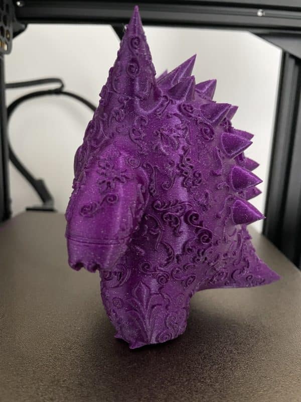 Voxelab Aquila S2 Review - Purple Ornamental Gengar 4 - 3D Printerly