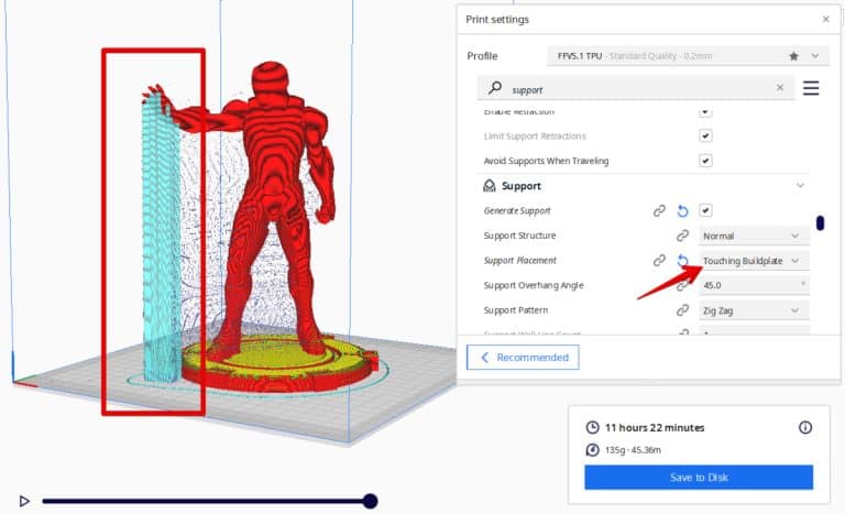 How to Fix Custom Supports Not Working in Cura or Touching Model - 3D ...