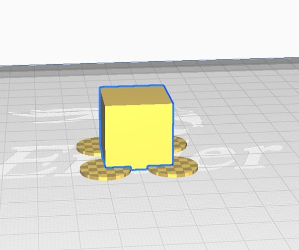 Best Cura Plugins & Extensions - How to Install Them - Tabs Holding a Cube To The Build Plate - 3D Printerly