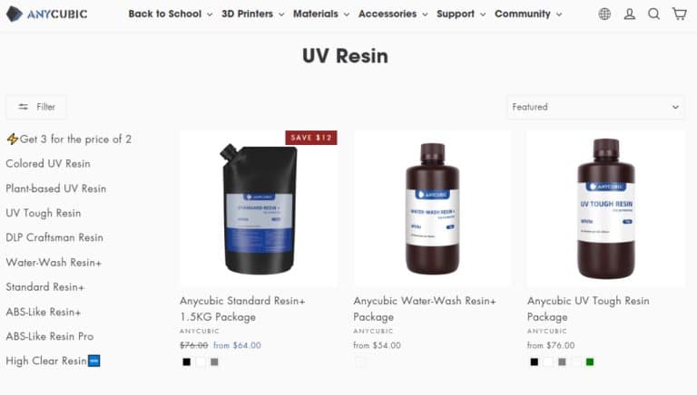 6 Best Places to Buy Resin for 3D Printers - 3D Printerly