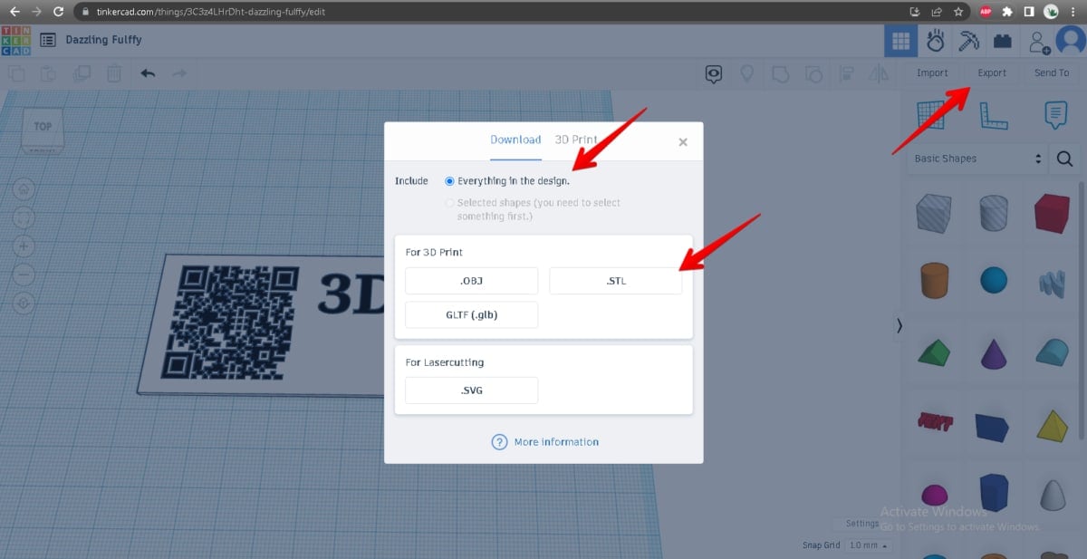 How to Create a 3D Printed QR Code – STL Format File Download - 3D Printerly