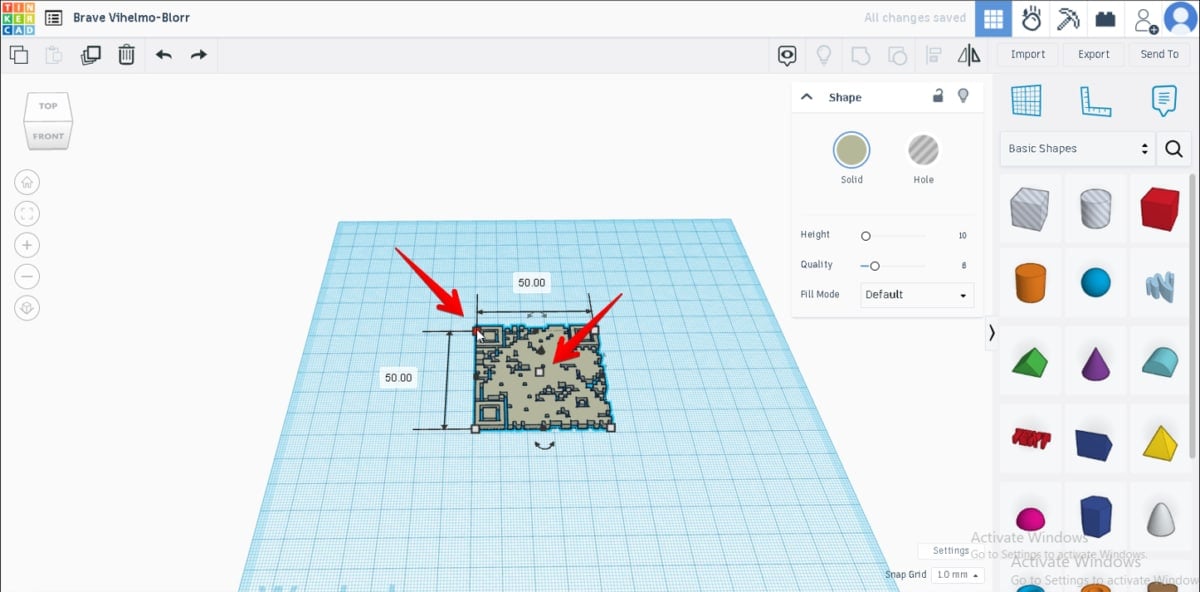 How to Create a 3D Printed QR Code -TinkerCAD QR Code Design - 3D Printerly