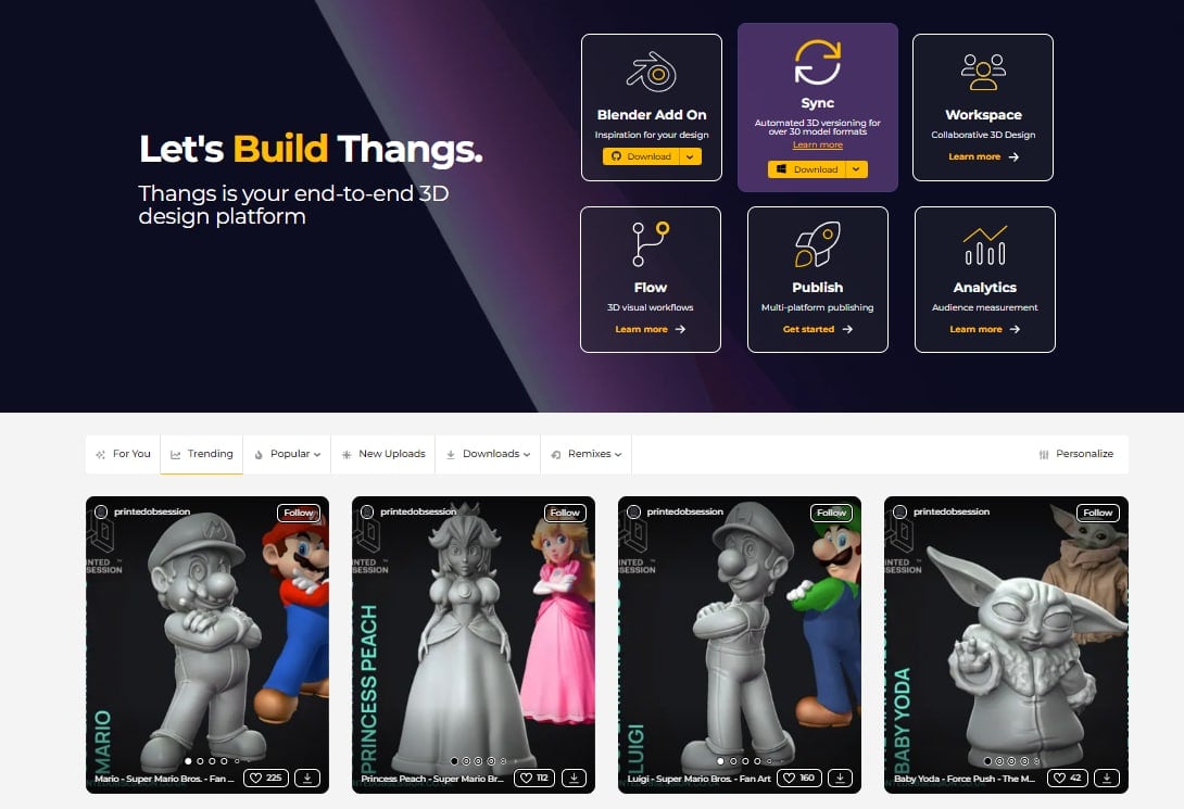 7 Best Thingiverse Alternatives for 3D Print Files - Thangs - 3D Printerly