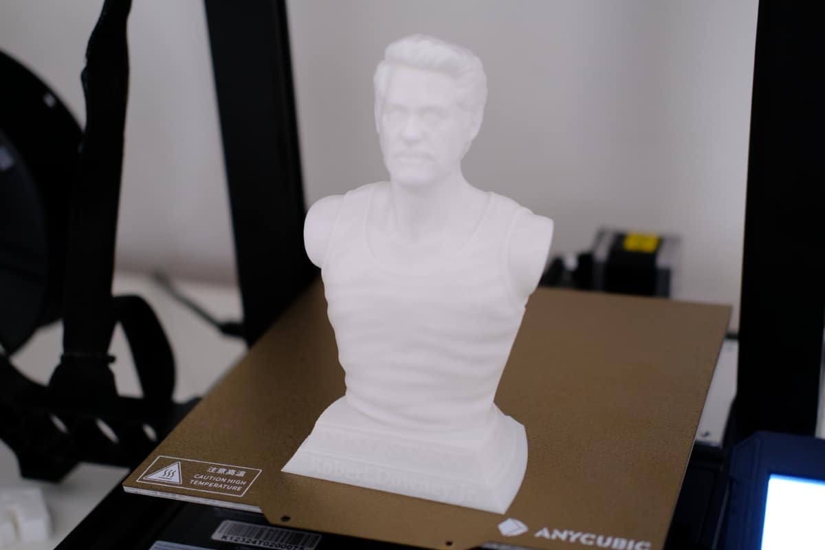 Anycubic Kobra 2 Review - Tony Stark Bust - 3D Printerly